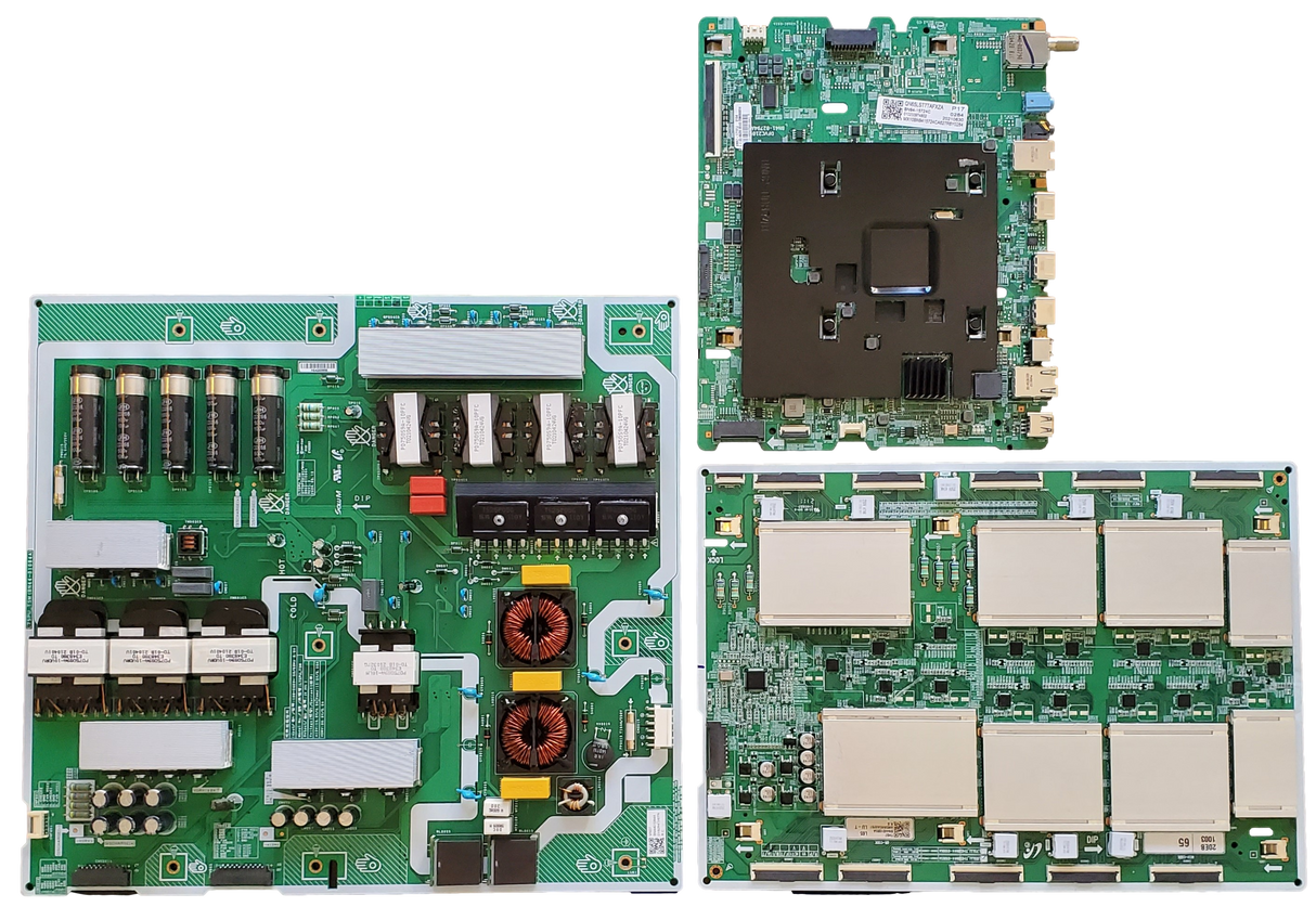 QN65LST7TAFXZA Samsung TV Repair Parts Kit, BN94-15724C Main Board, BN44-01084A Power Supply, BN44-01085A Power Supply, AA01, QN65LST7TAFXZA
