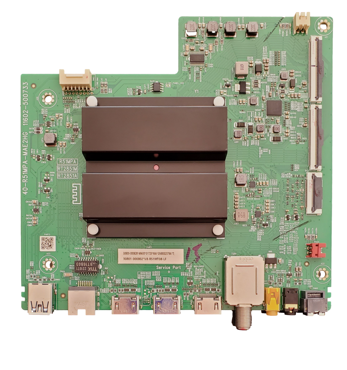 30800-000828 TCL Main Board, 30801-000802, 40-R51MPA-MAE2HG, 50S450