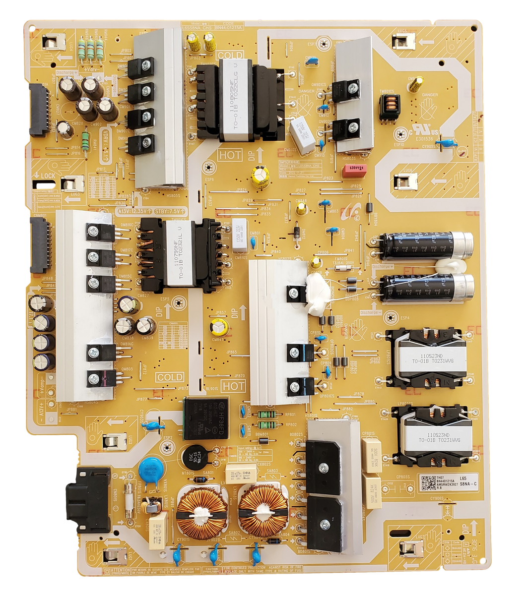 BN44 01215A Samsung Power Supply Board L65S8NA CHS QN65Q80CAFXZA QN BN44 01215A Samsung Power Supply Board L65S8NA CHS QN65Q80CAFXZA QN