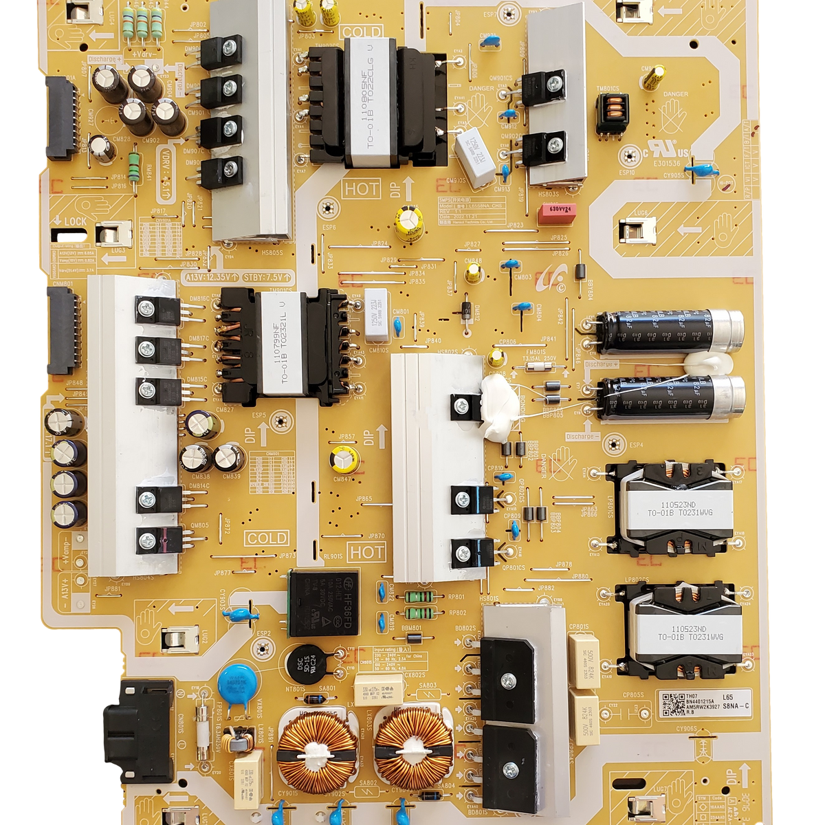 BN44-01215A Samsung Power Supply Board, L65S8NA_CHS, QN65Q80CAFXZA