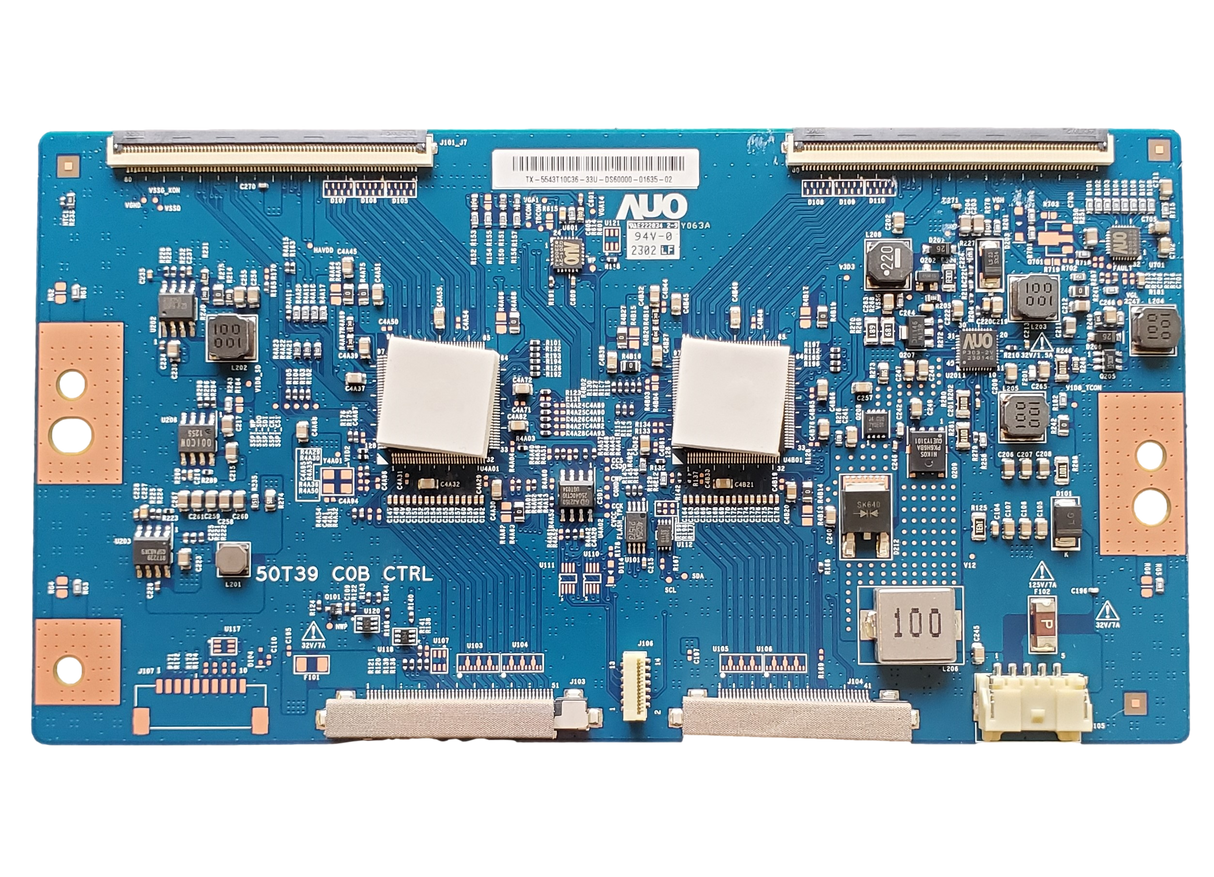 55.43T10.C36, Sony T-Con Board, 50T39 C0B CTRL, KD-43X85K