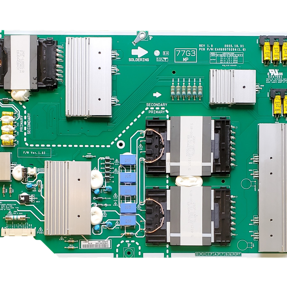 EBR38168411 LG Power Supply Board, EAX69975204 (1.0) , LGP577G323OP