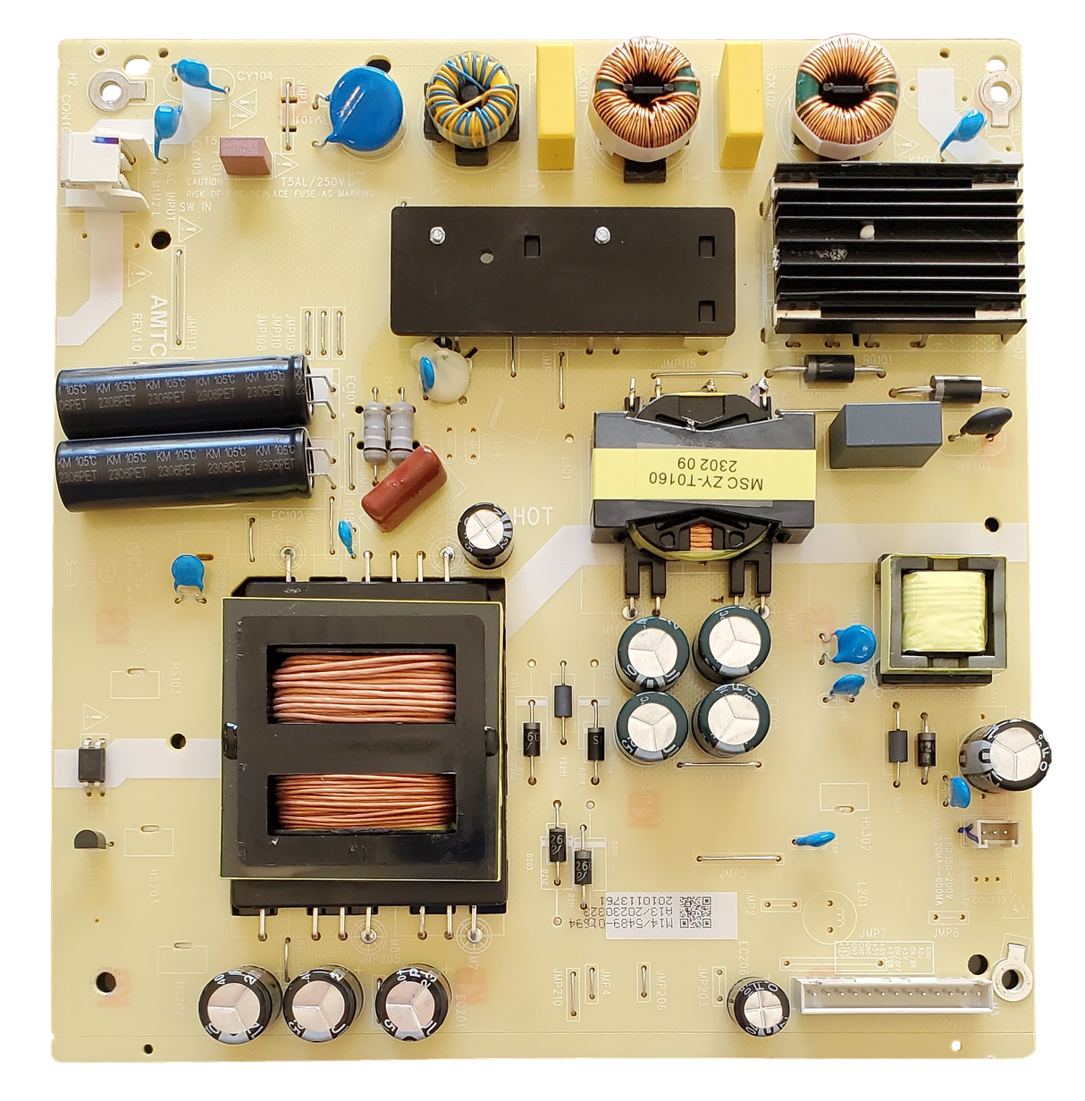 514C5507M14, JVC Power Supply Board, TV5507-ZC02-02, LT-50MAW804