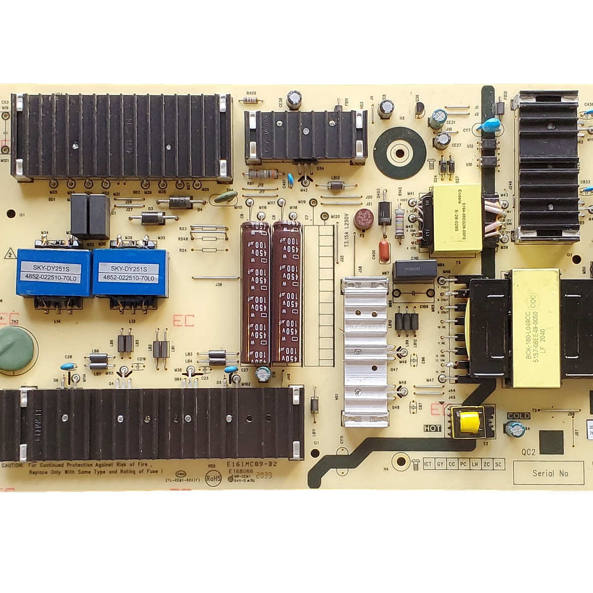 70UC6200POWER, Skyworth Power Supply Board, 5800L7M320W000, 70UC620