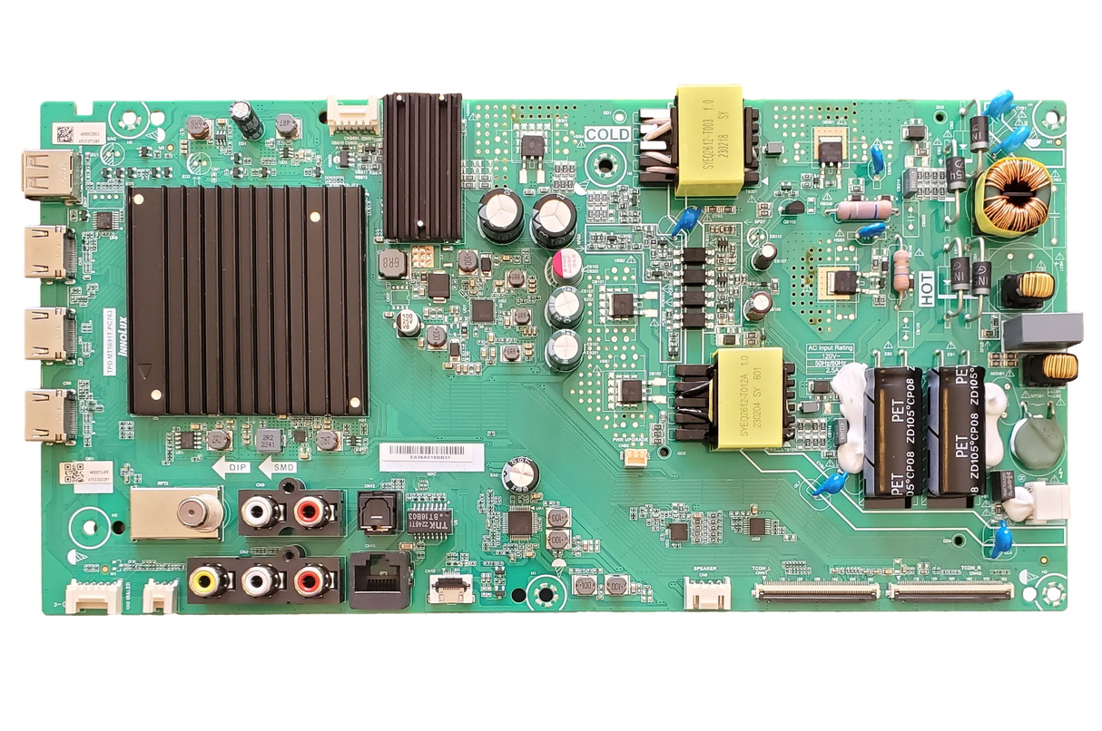 6M03A000C200J, Vizio Main / Power Supply Board, TPD.MT5691T.PC763, V505-J09