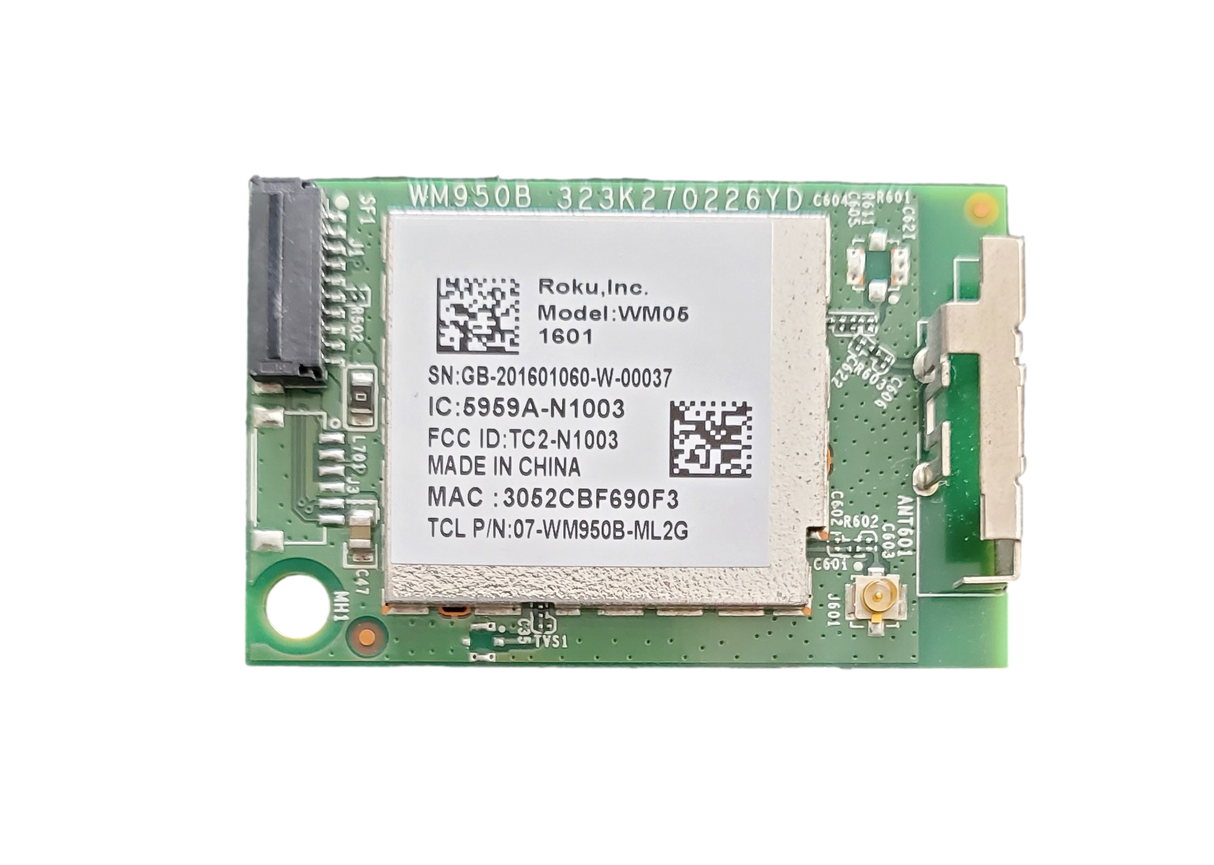 07-WM950B-ML2G, TCL Wi-Fi Board, WM05, 1601, WM950B, 55UP120TBAA