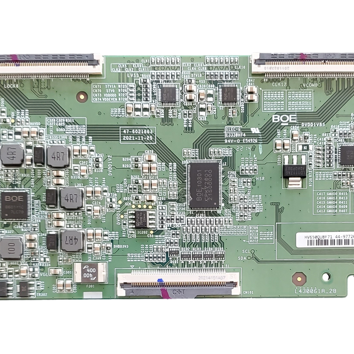 HV650QUBF71 Phillips T-Con, 44-97720230, 65PFL4864/F7, M65Q6-L4