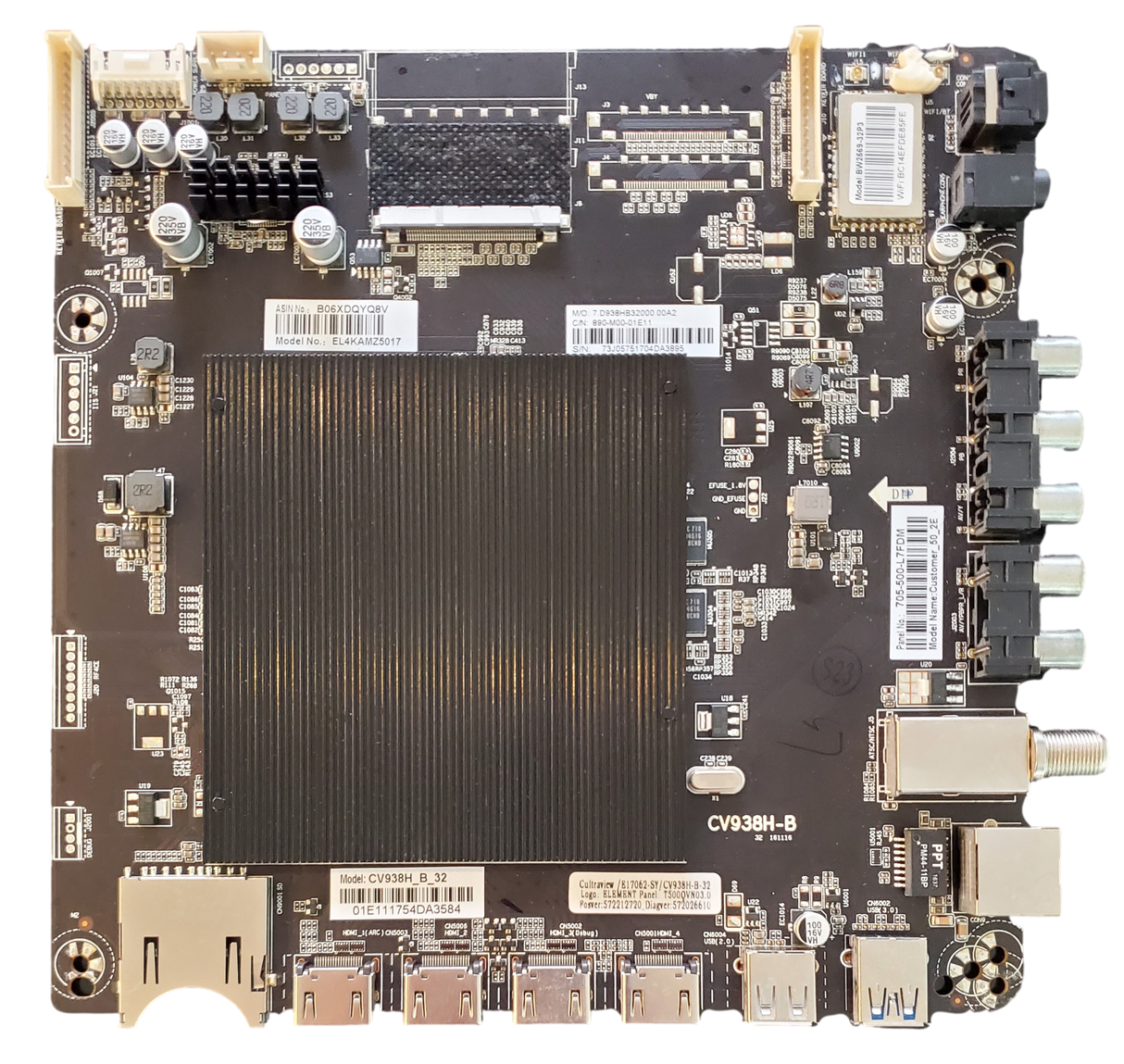 E17062-SY Element Main Board, CV938H-B, EL4KAMZ5017