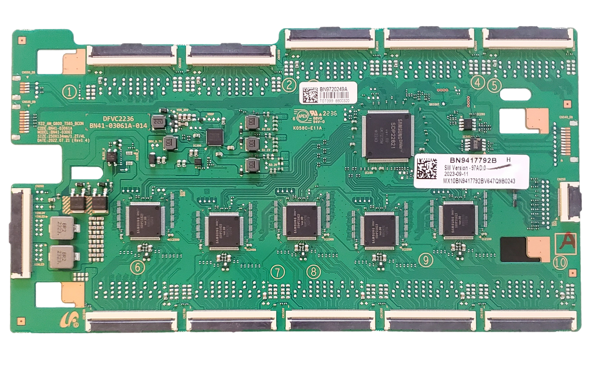BN94-17792B Samsung LED Driver, BN97-20249A, BN41-03061A, QN85QN800BF, QN85QN800BFXZA, QN85QN900BAFXZA
