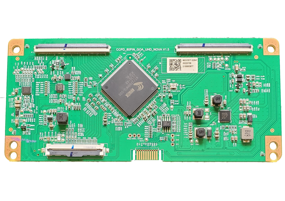 513C4958M03, Onn T-Con Board, CCPD_80PIN_GOA_UHD_NOVA V1.5, 100097811