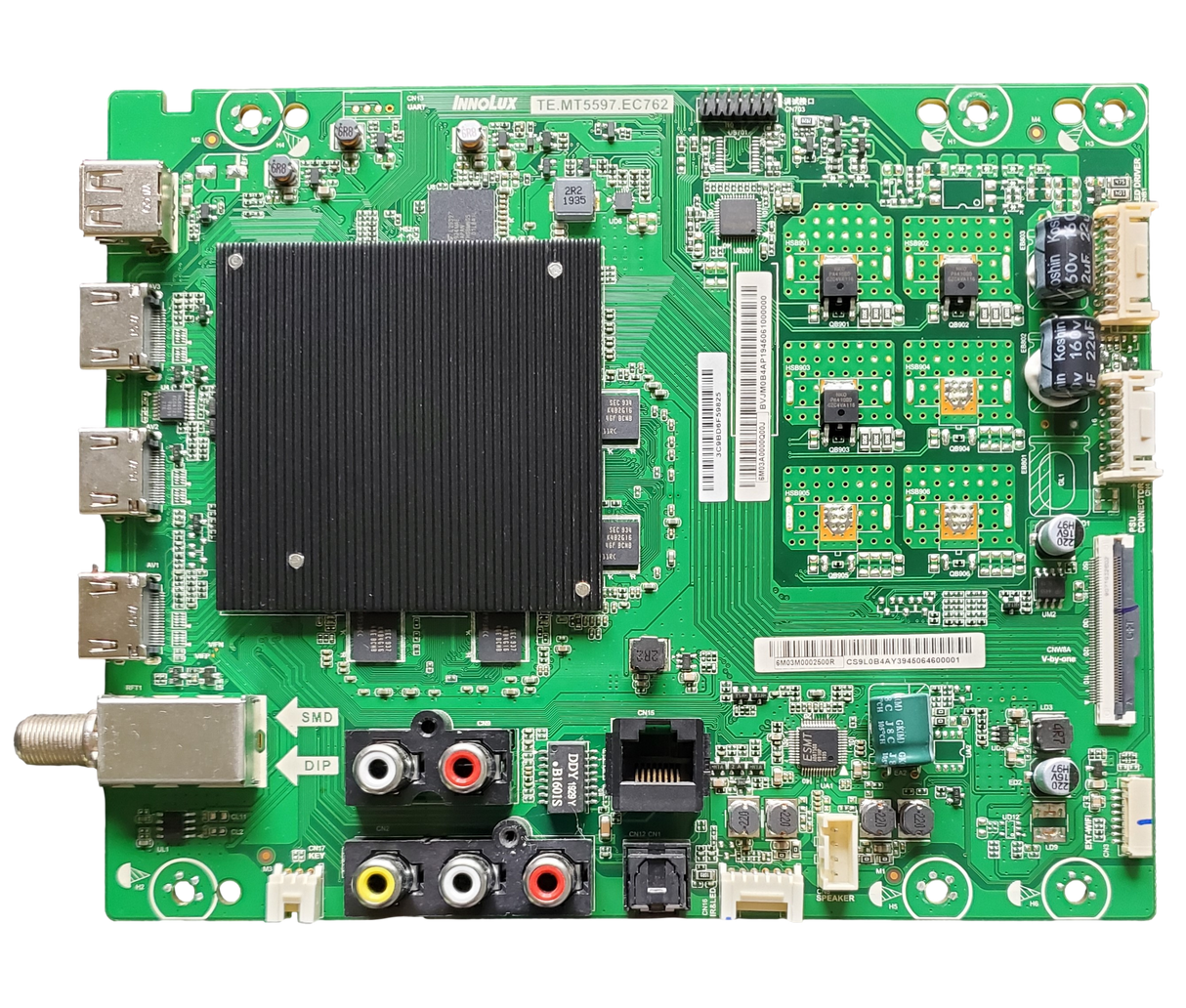 6M03A0000Q00J Vizio Main Board, TE.MT5597.EC762, 6M03M0002500R, V405-G9