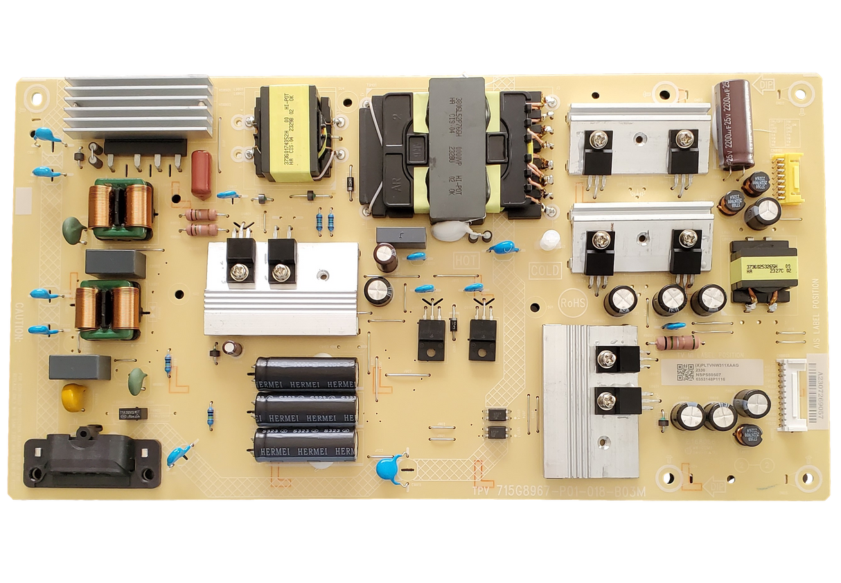 PLTVNW311XAAG Pioneer Power Supply, 715G8967-P01-018-B03M, PN55-751-24U