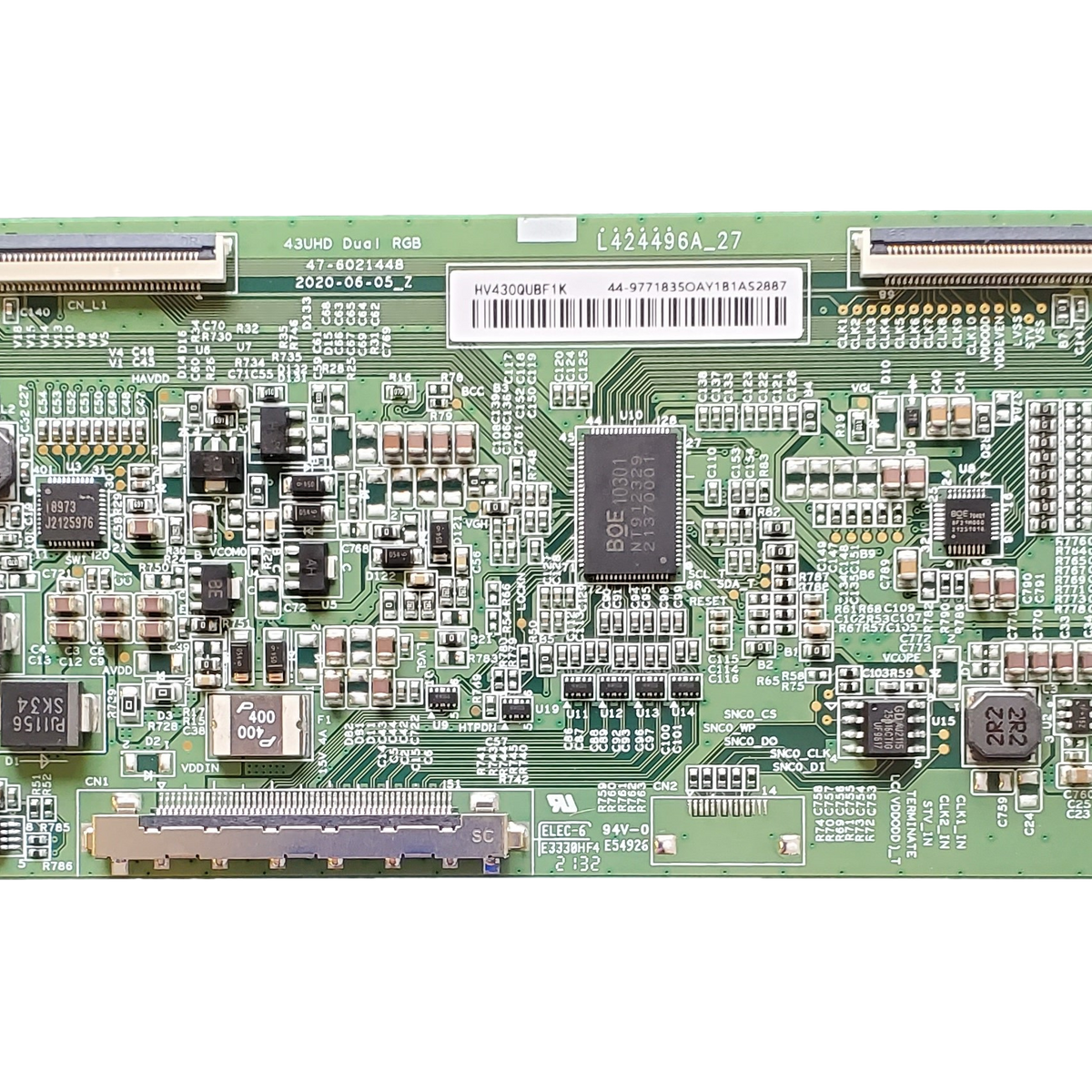 その他 t 1-011-262-12 Sony T-Con Board, 44-9771835, HV430QUBF1K, 47