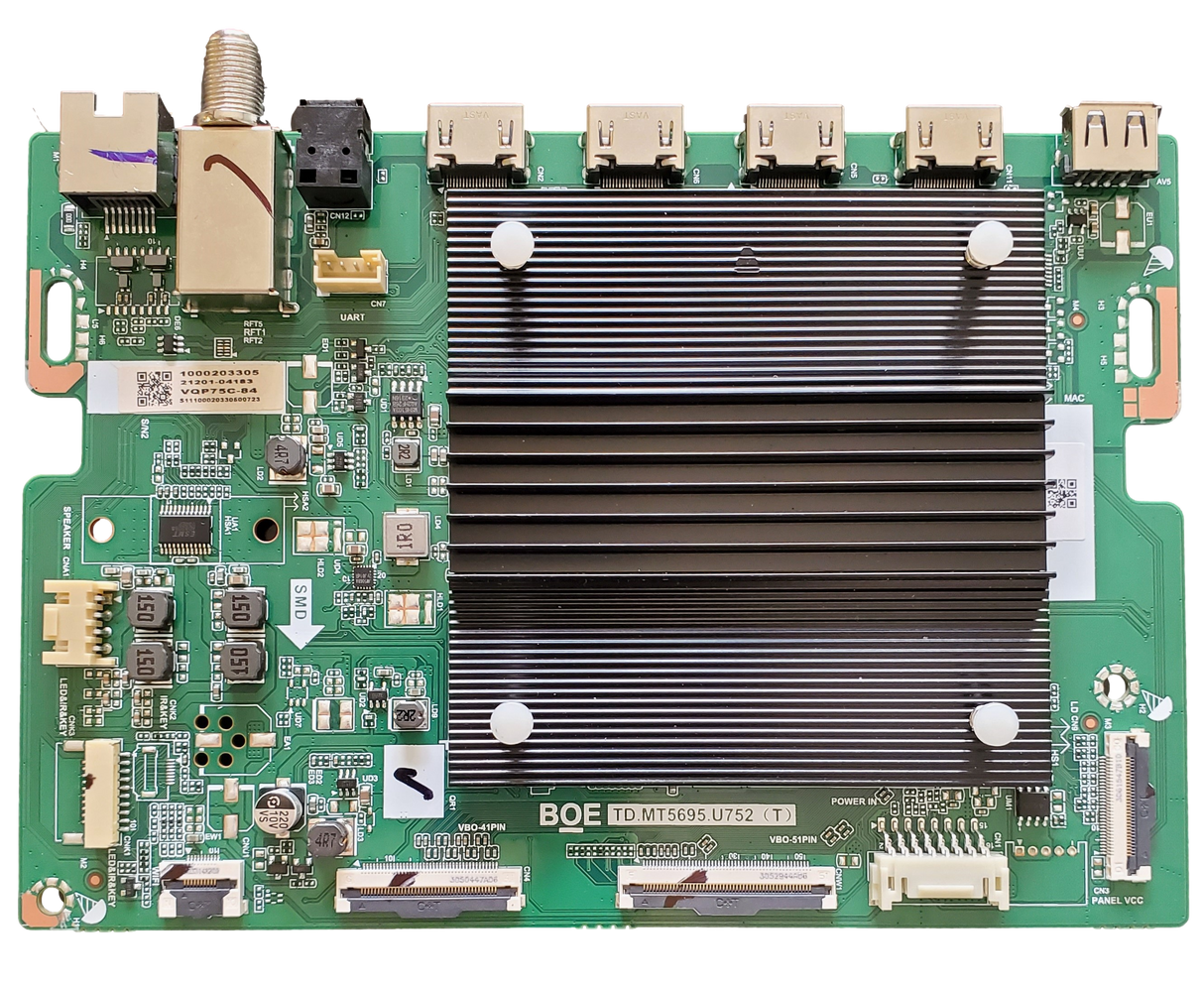 21201-04183, Vizio Main Board, TD.MT5695.U752, VQP75C-84