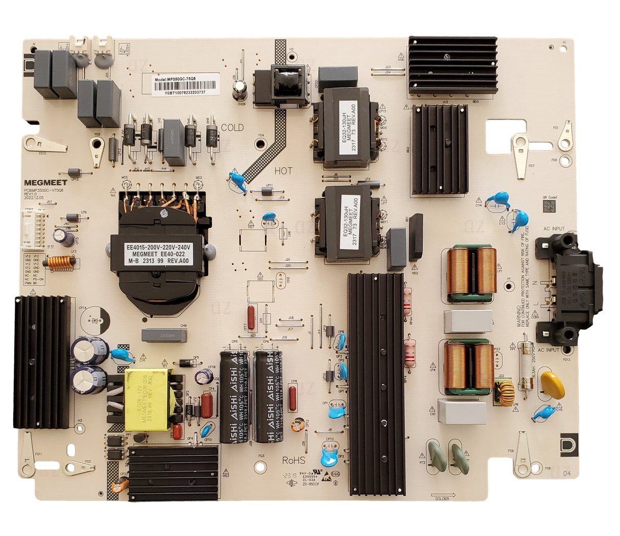 MP350GC-75Q6 Vizio Power Supply, LBSFR6GZ3200283, M75Q6-L4