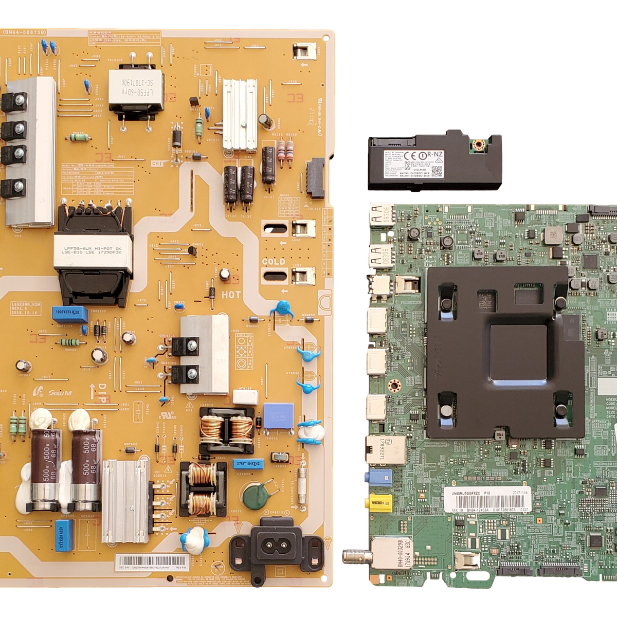UN65MU7000FXZA Samsung TV Repair Parts Kit, BN9412403A Main Board, BN