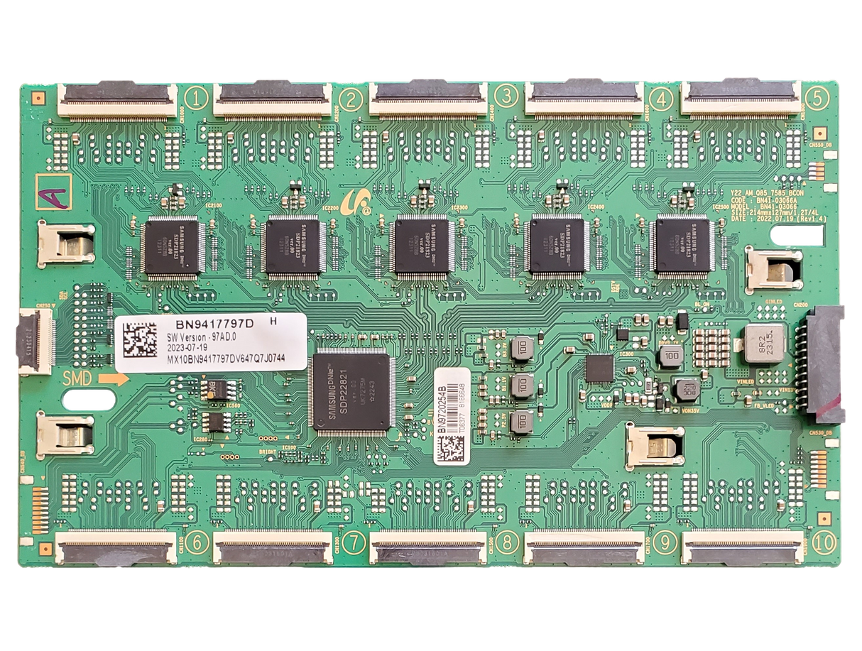 BN94-17797D Samsung LED Driver, BN97-20254B, BN41-03066A, QN85QN90CAF, QN85QN90CAFXZA