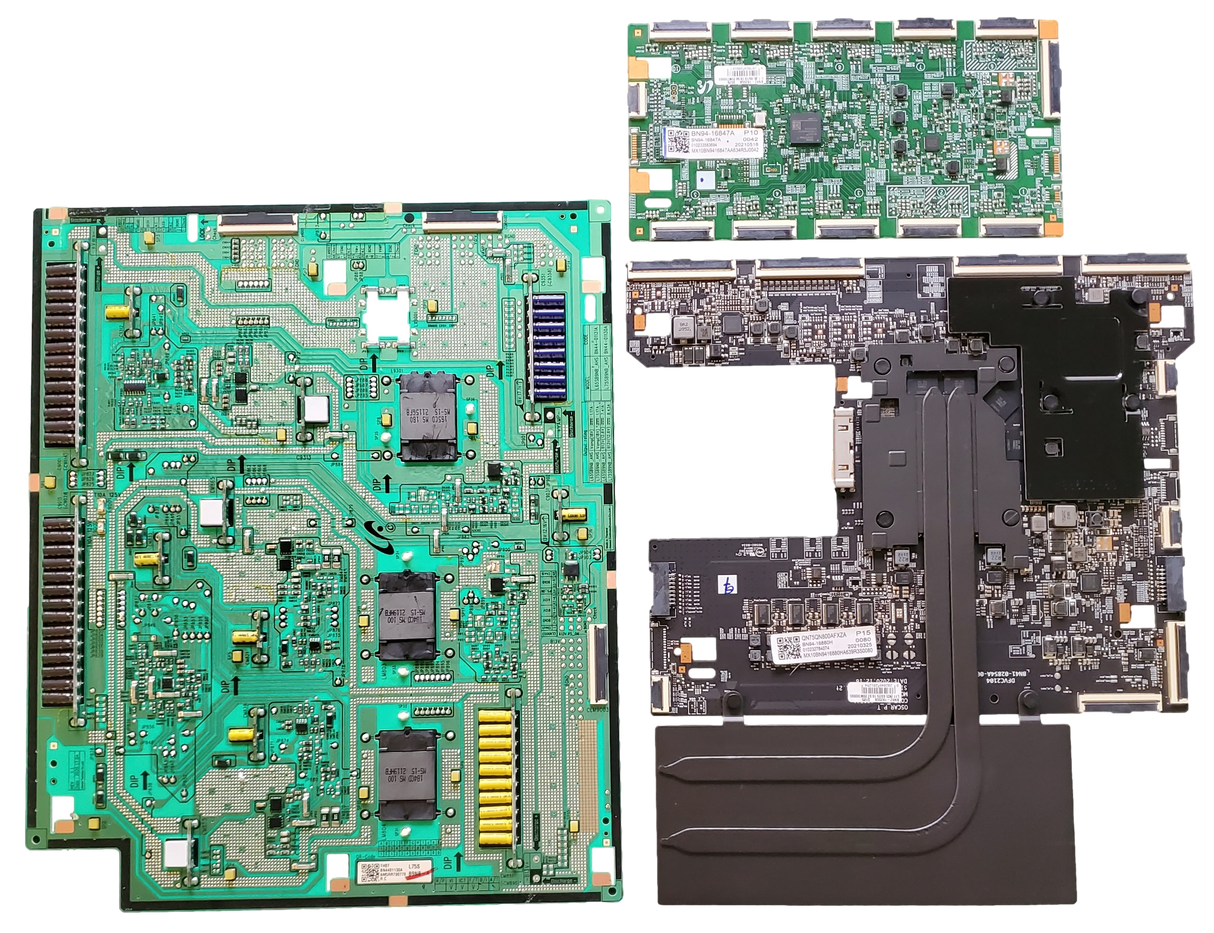 QN75QN800AFXZA Samsung TV Repair Parts Kit, BN94-16880H / BN94-17151Q Main Board, BN44-01130A Power Supply, BN94-16847A SubCon, QN75QN800AFXZA CA01, QN75QN800AFXZA