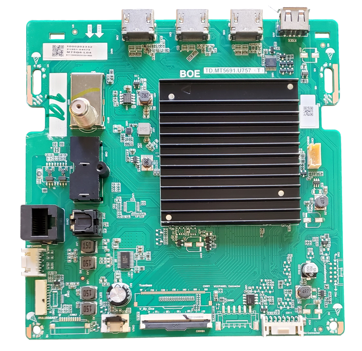 21201-04173 Vizio Main Board, TD.MT5691.U757, LBSFR6GZ3200283, M75Q6-L4