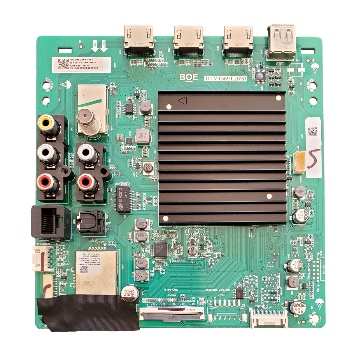 21201-04068 Vizio Main Board, TD.MT5691.U751, LBSFE42Z3906978, V655-J04