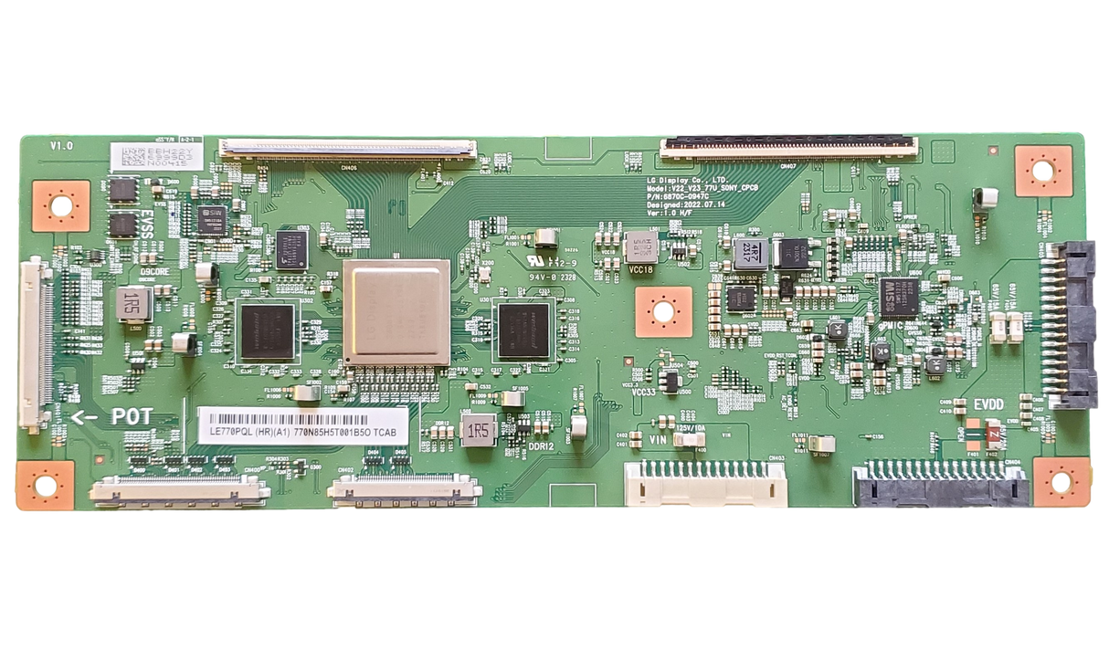 6871L-6999D Sony T-Con, 6999D, 6870C-0947C, LE770PQL, XR-77A80L