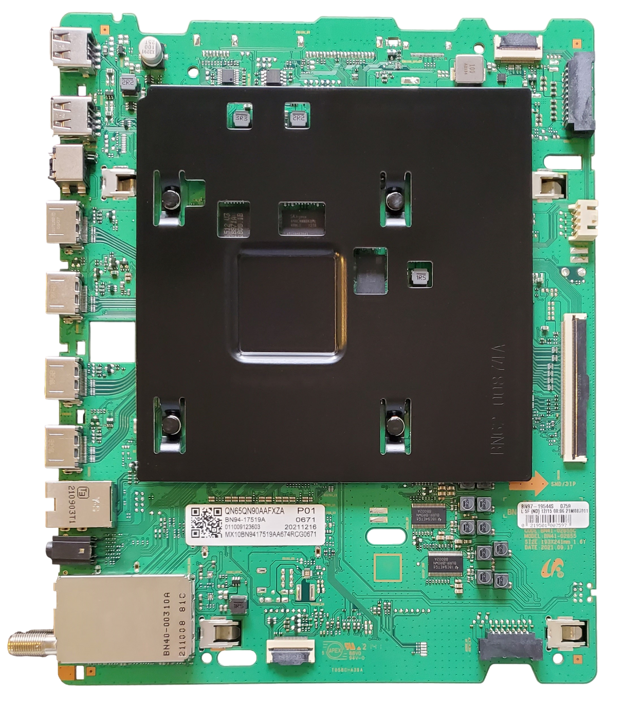 BN94-17519A Samsung Main Board, BN97-19544S, BN41-02855C, QN65QN90AAFXZA, QN65QN9D05AAFXZA