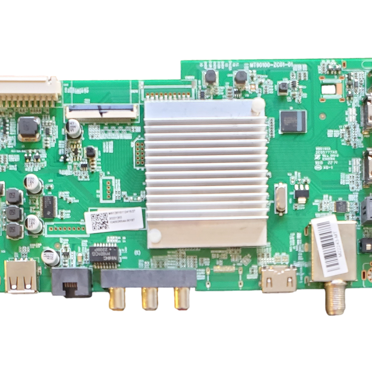 515C90100M91 Onn Main Board, M22243MT, MT90100ZC0101, 100012587 TV