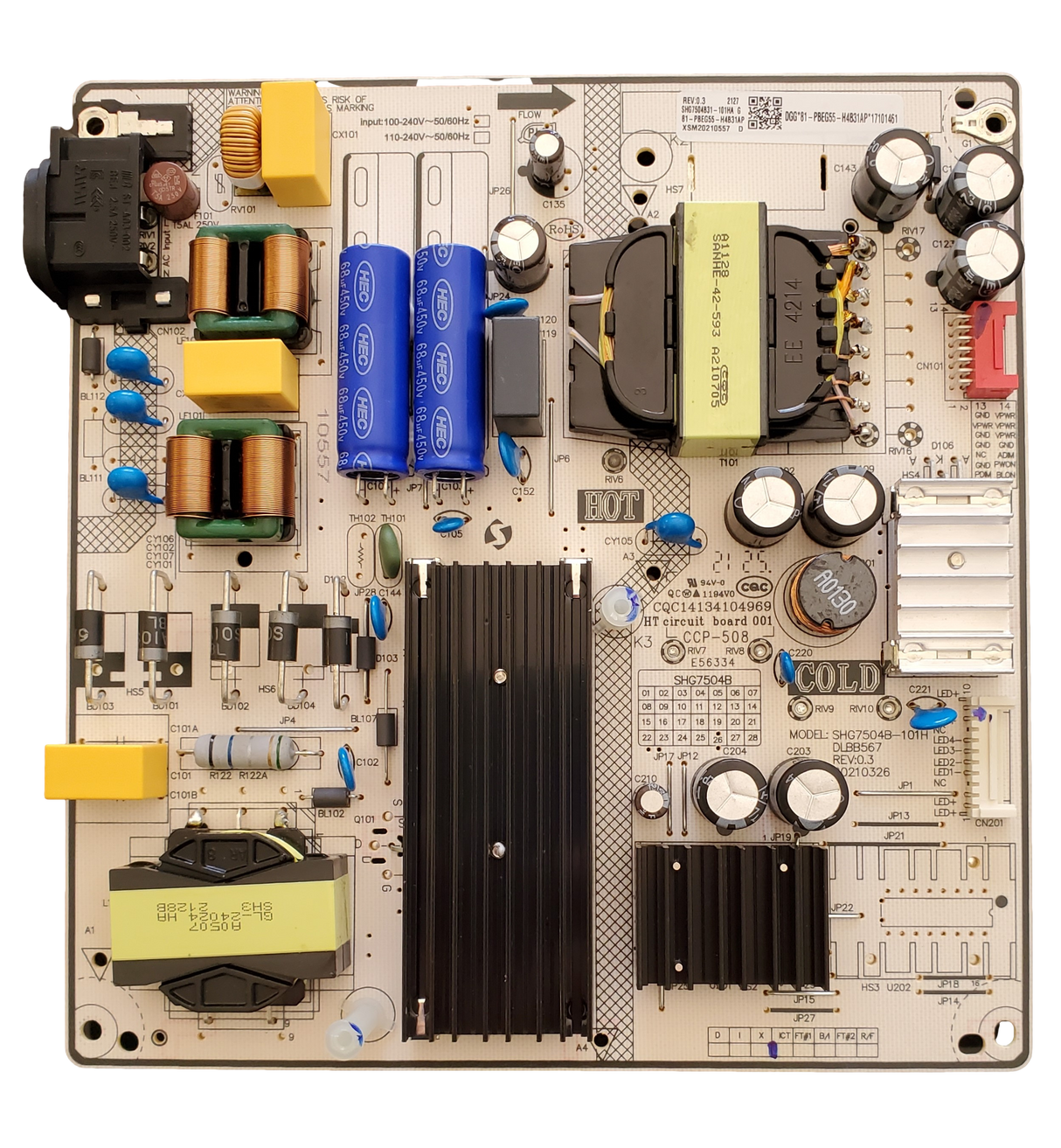 81-PBEG55-H4B31AP, Amazon Fire Power Supply Board, SHG7504B-101H, K24NE5