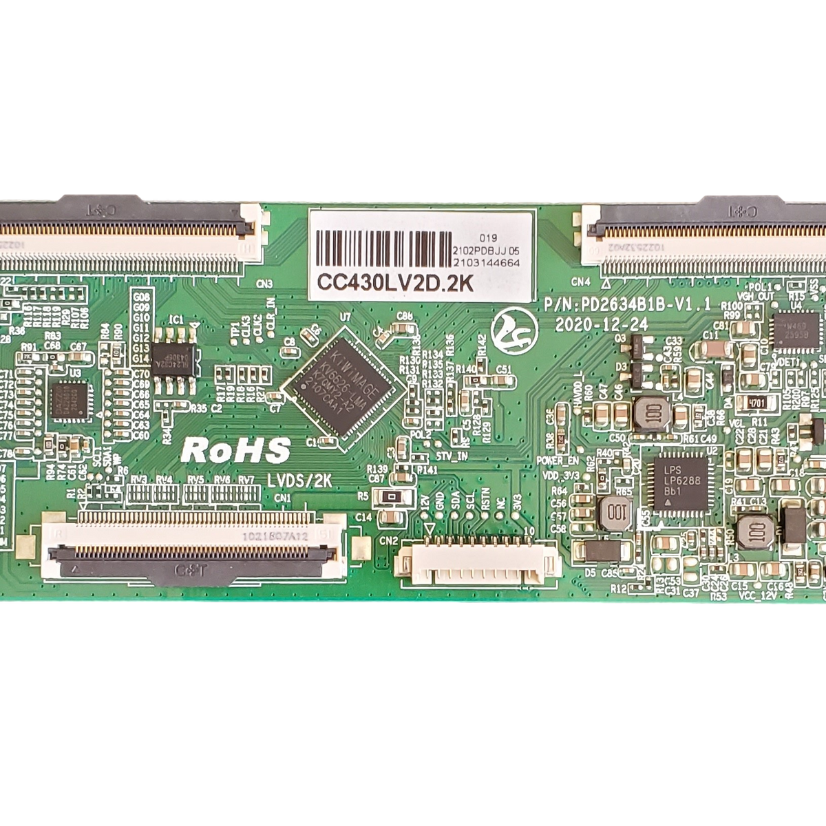 PD2634B1BV1.1 Vizio TCon Board, CC430LV2D.2K , D43FJ04 TV Parts Today