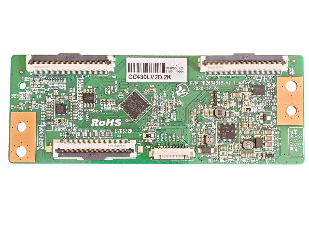 PD2634B1B-V1.1 Vizio T-Con Board, CC430LV2D.2K , D43F-J04