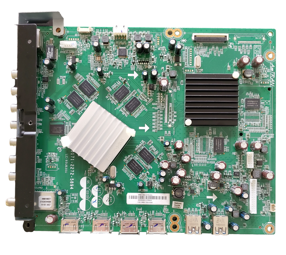 3655-1322-0395, Sharp Main Board, 3655-1322-0150, 0171-2272-5894, LC-65UB30U