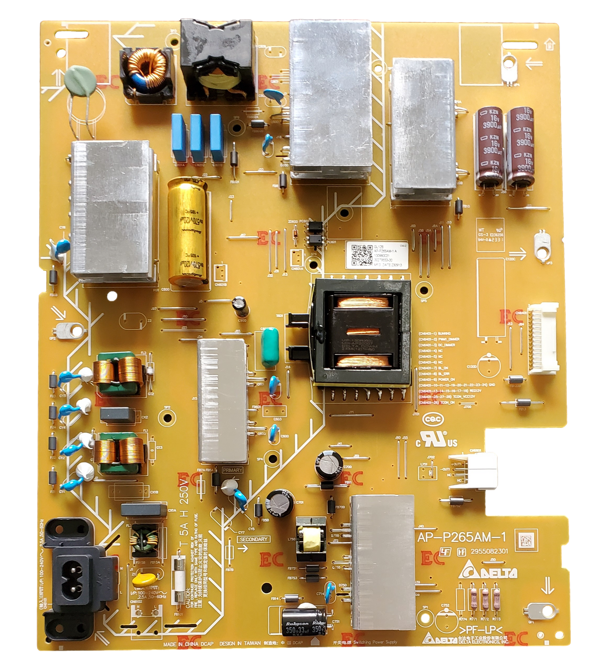 1-009-800-31 Sony Power Supply, AP-P265AM-1, 100980031, KD-50X85K, KD-50X80K, KD-50X77L, K-50S30