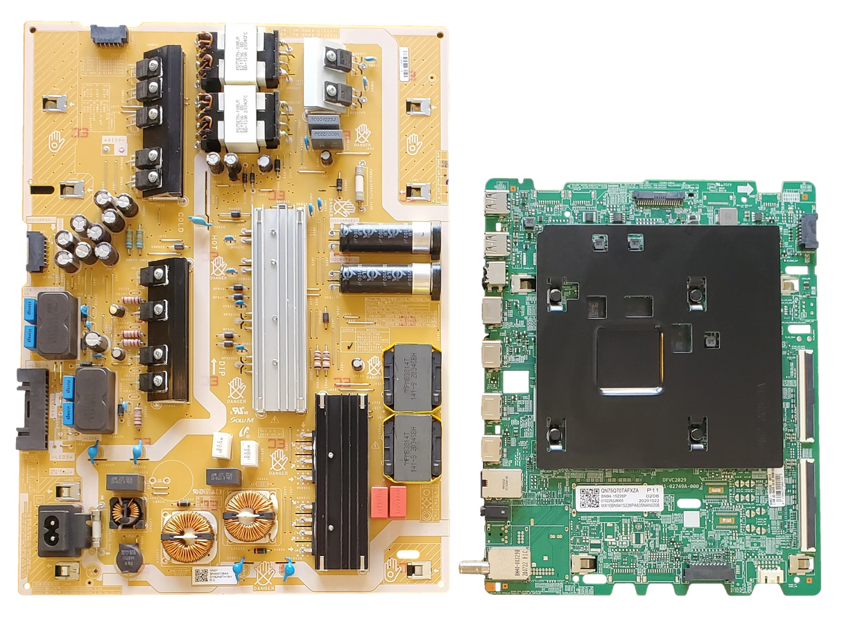 QN75Q70TAFXZA Samsung TV Repair Parts Kit, BN94-15226P Main Board, BN44-01064A Power Supply, QN75Q70TAFXZA FB03, QN75Q70TAFXZA