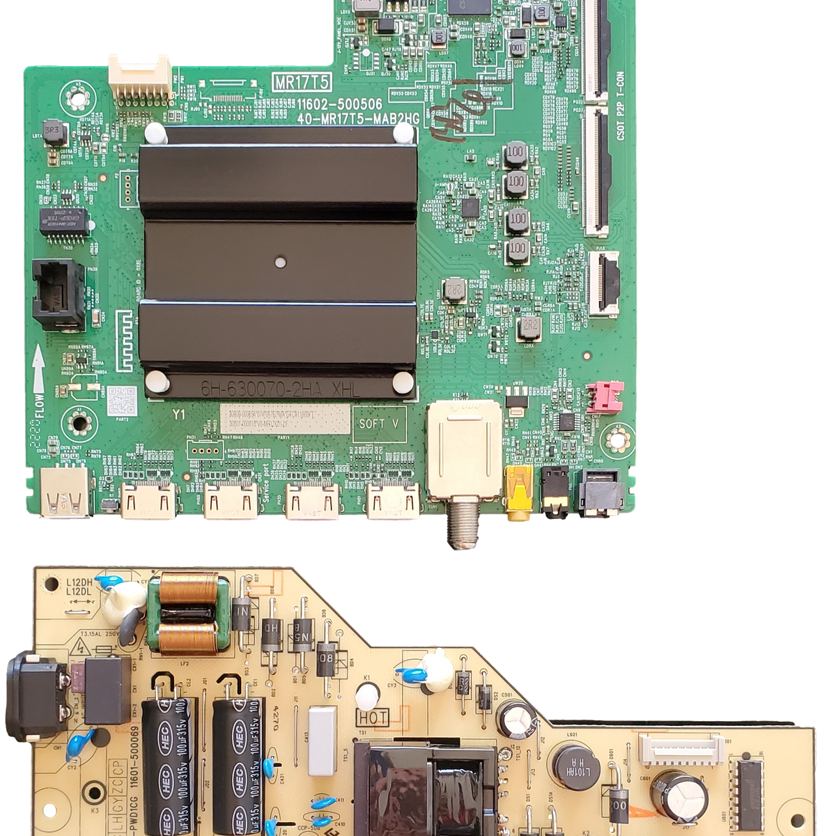 58S455 TCL TV Repair Kit, 30800-000654 Main Board, 30805-000260