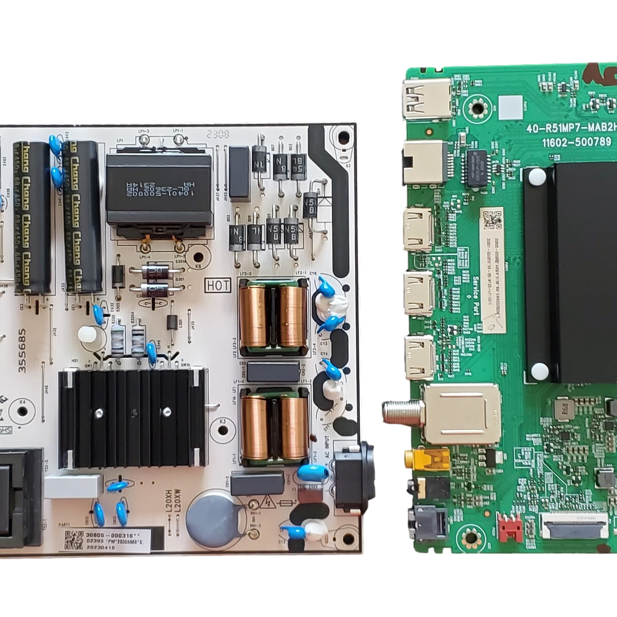 TCL 65V型 液晶テレビ 65P8S基盤セット TCL 65V型 液晶テレビ 65P8S