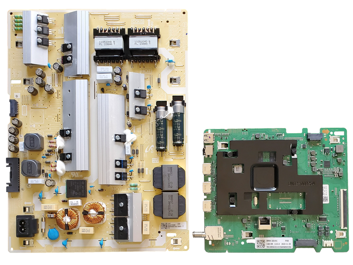 UN85CU7000FXZA Samsung TV Repair Kit, BN94-18145C Main Board, BN44-01065B Power Supply, BN59-01371A Wi-Fi Board, UN85CU7000FXZA, UN85CU7000DXZA