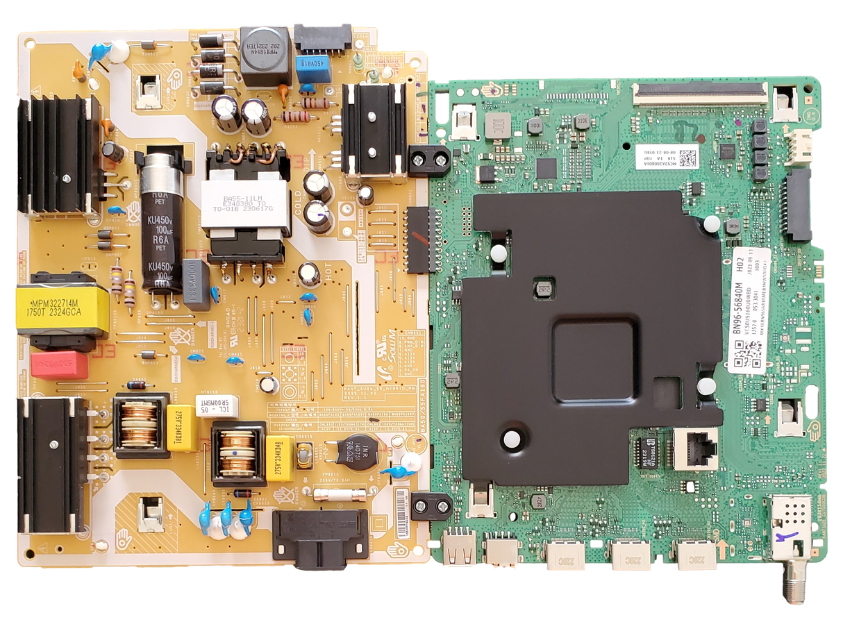 BN96-56840M-COMBO Samsung Main Board/Power Supply, BA50/55FA160, XC01/BEC_H/CU7000C-U50CC2, BE50C-H, UN55CU7000FXZA, UN55CU7000FXZA