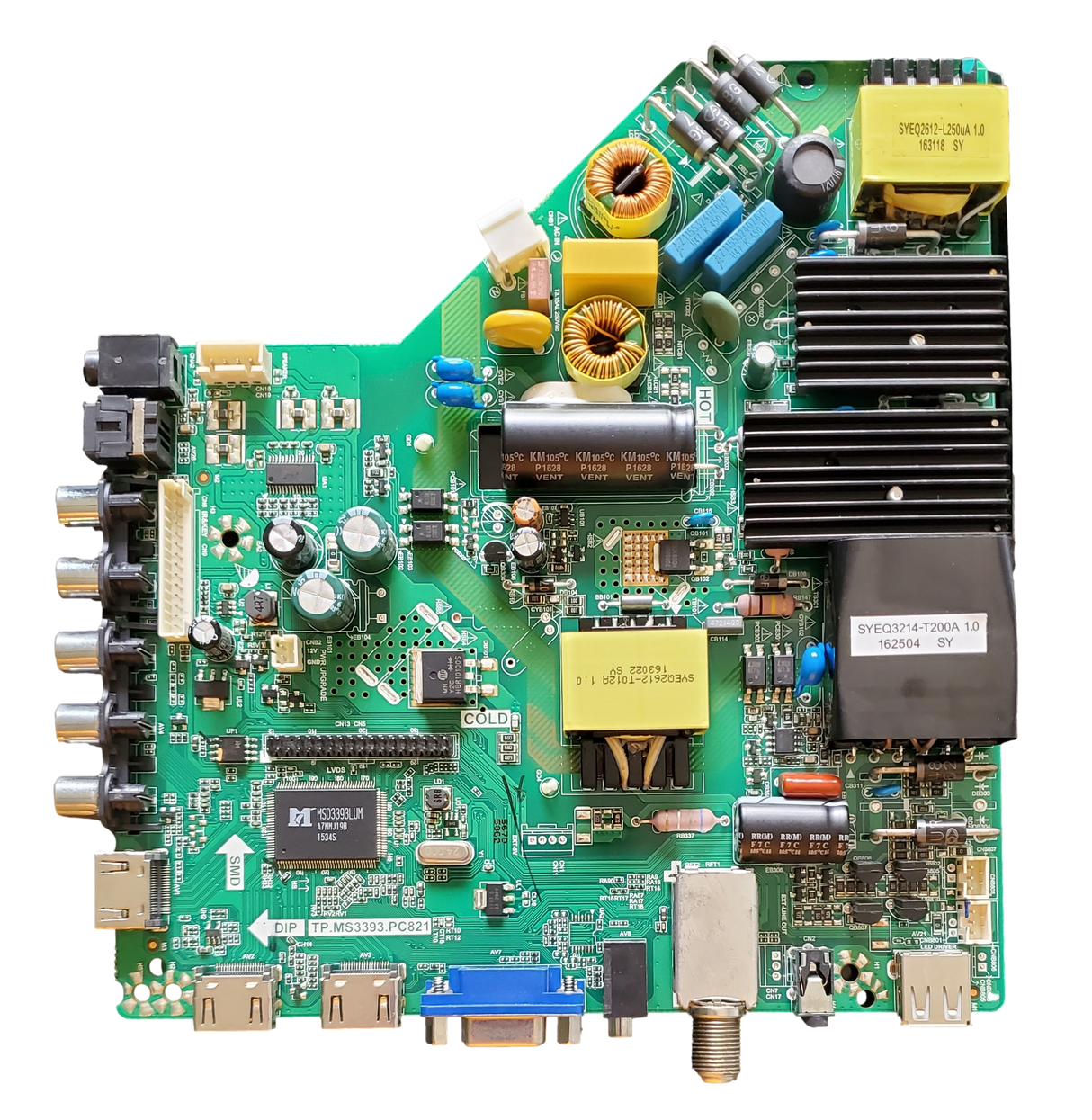 50AE0010657-A1 ATyme Main Board, TP.MS3393.PC821, 50AE0010657-A1, B16075670, V500HJ1-PE8, 500AM7HD