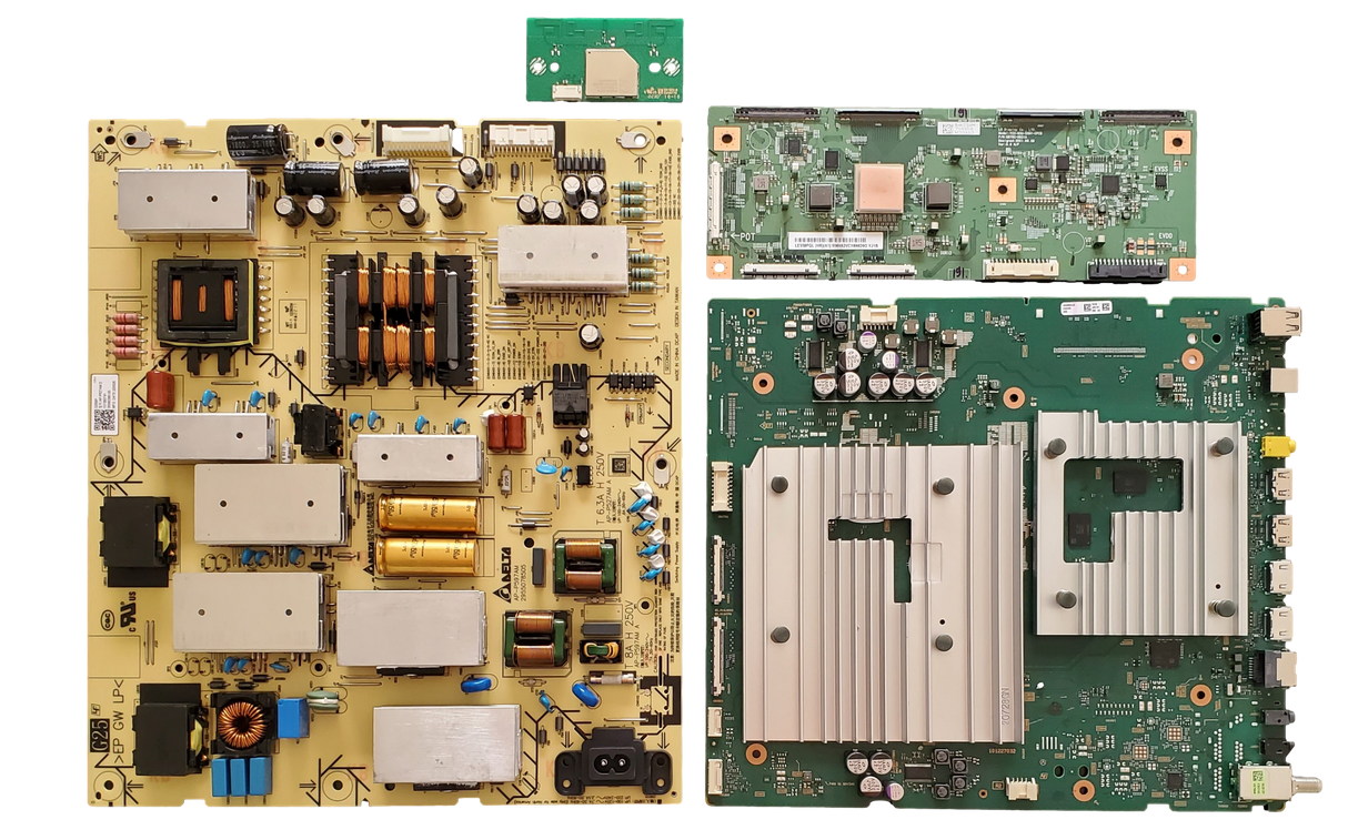 XR-55A80L Sony TV Repair Kit, A-5056-923-A Main Board, 1-013-507-21 Power Supply, 6871L-07011D T-Con, 1-005-419-13 Wi-Fi Board, XR-55A80L