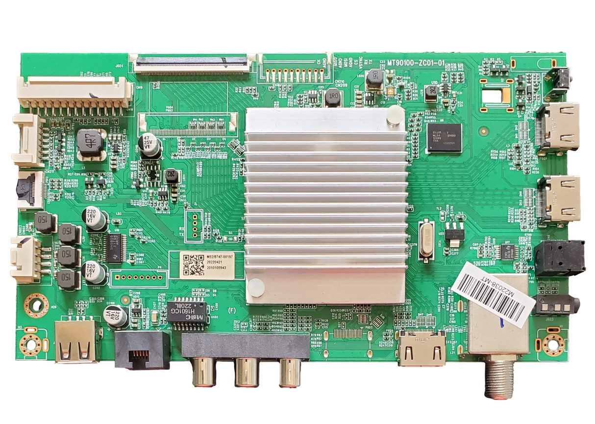 M22038-MT ONN Main Board, M22038-MT, 515C90100M52, MT90100-ZC01-01, M52, 100012585