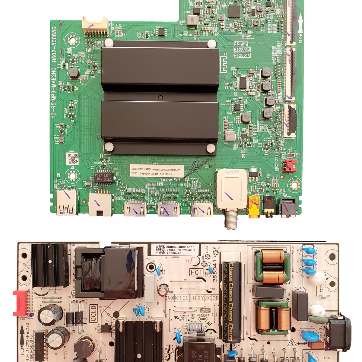 65S450G TCL TV Repair Kit, 30800-001028 Main Board, 30805-000190