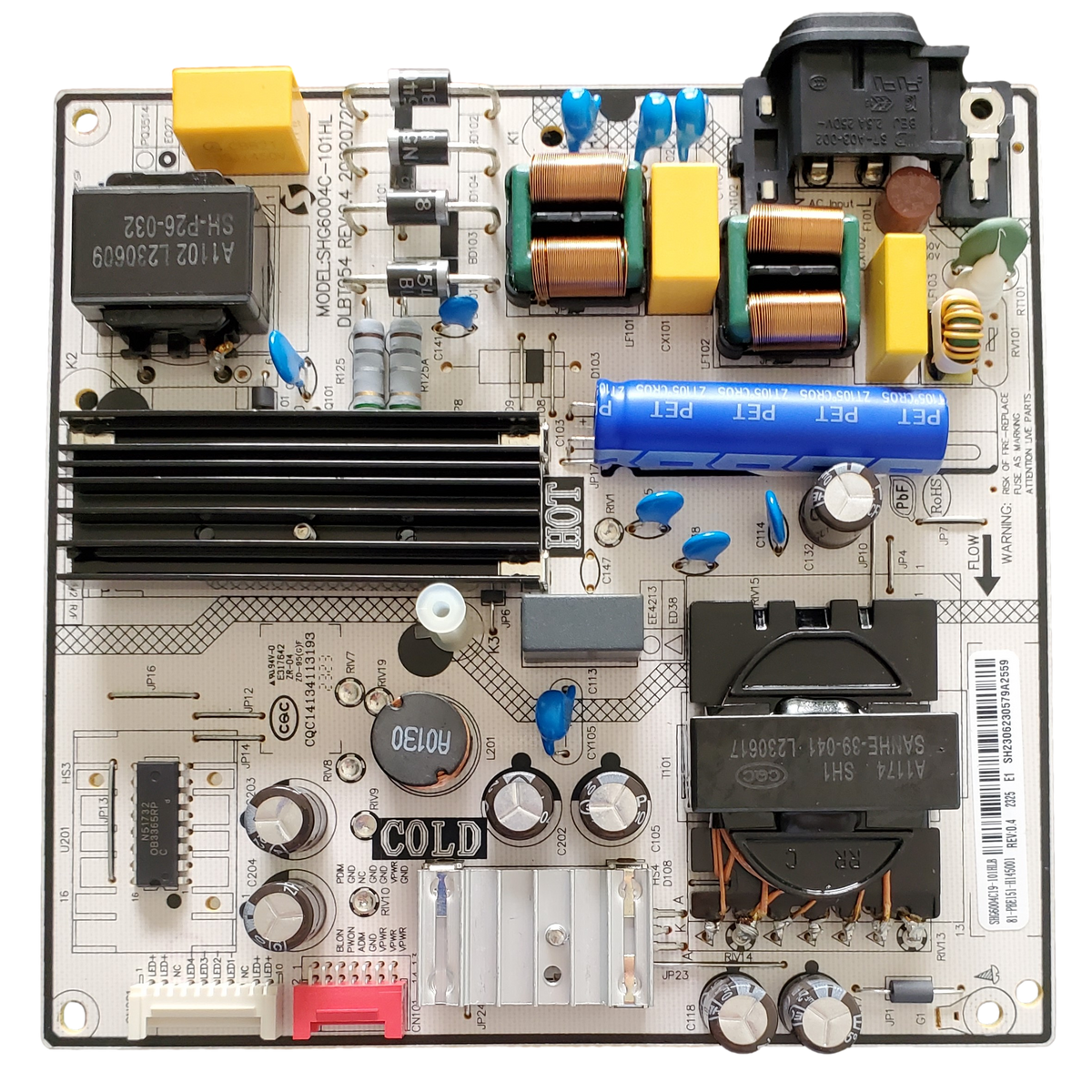 81-PBE151-H145001 Philips Power Supply, SHG6004C-101HL, 50PUL7973