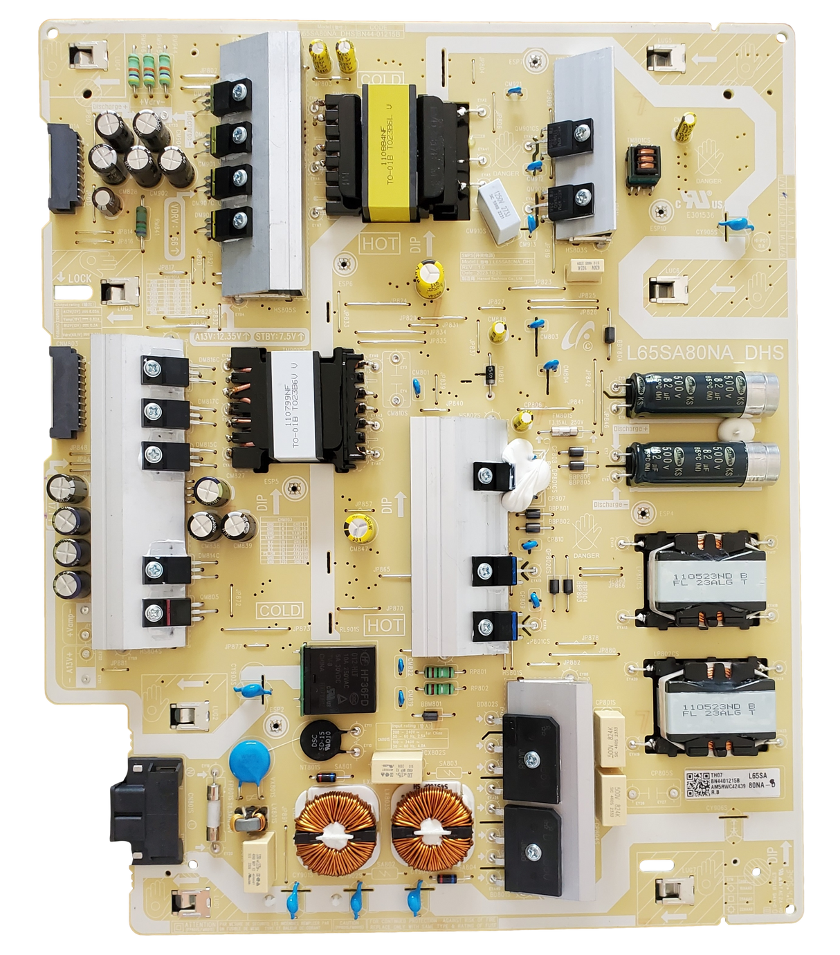 BN44-01215B Samsung Power Supply, L65SA8NA_DHS, BN4401215B, QN65QN85DBFXZA, QN65QN85DDFXZA