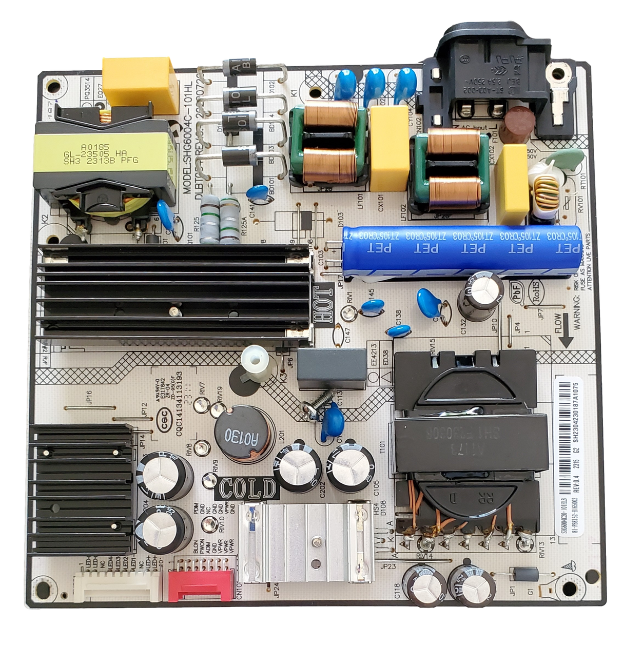 81-PBE152-H165002 Philips Power Supply, 81-PBE152-H165002, SHG6004C20-101HLB , 55PUL7973/F7