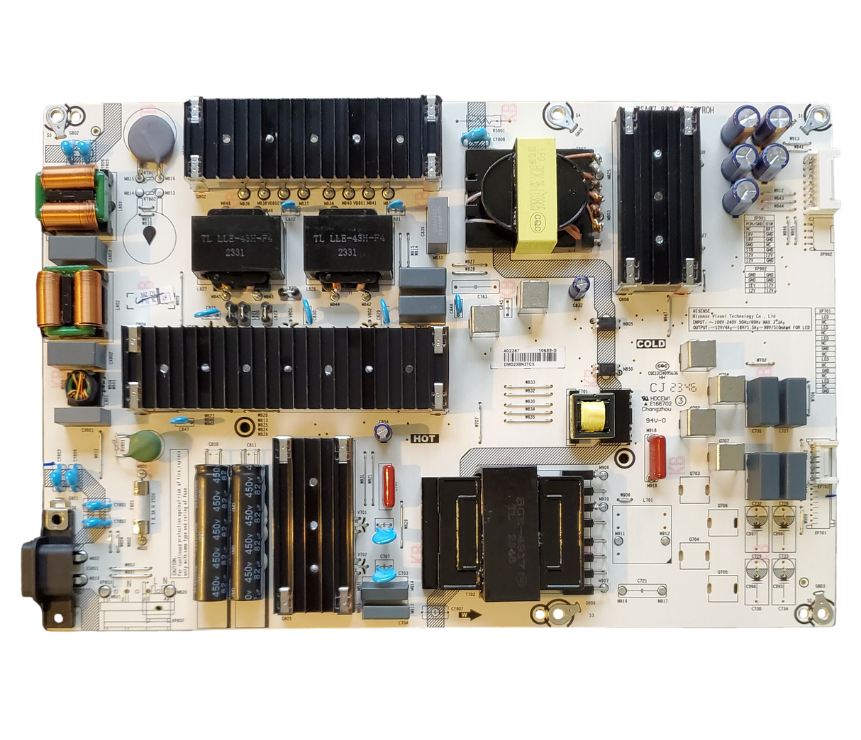 402287 Toshiba Power Supply Board, RSAG7.820.10689/ROH, 75C350LU