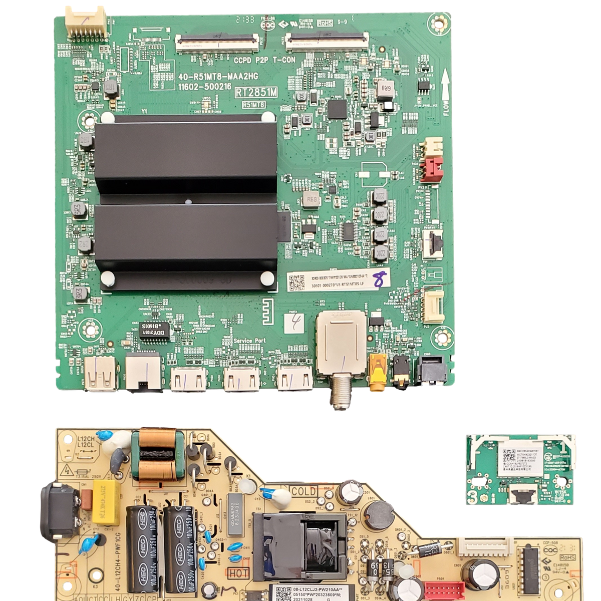 50S434 TCL TV Repair Parts Kit, 30800-000305 Main Board, 08 50S434 TCL TV Repair Parts Kit, 30800-000305 Main Board, 08