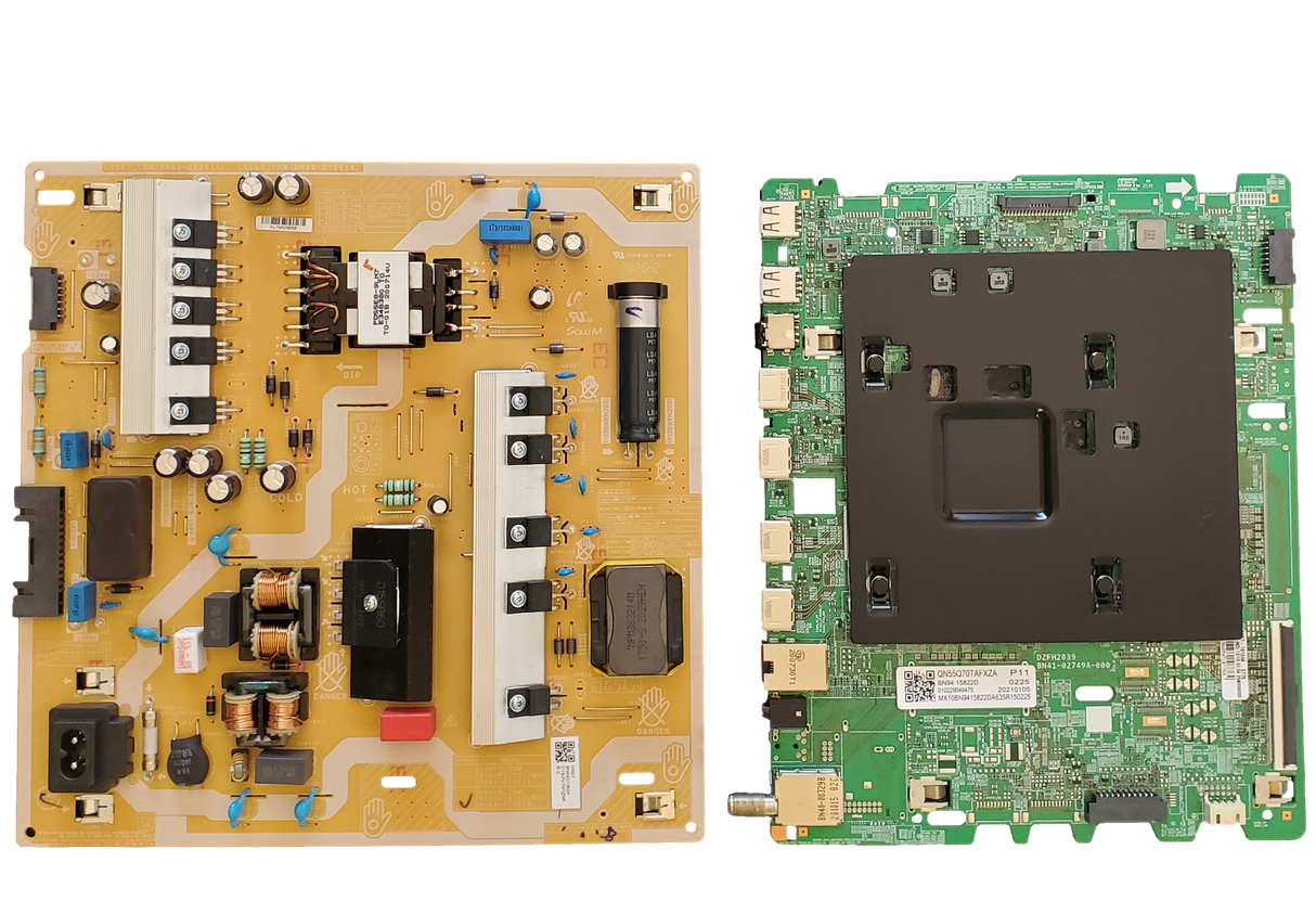 QN55Q70TAFXZA Samsung TV Repair Kit, BN94-15822D Main Board, BN44-01062A Power Supply, QN55Q70TAFXZA AB04, QN55Q70TAFXZA