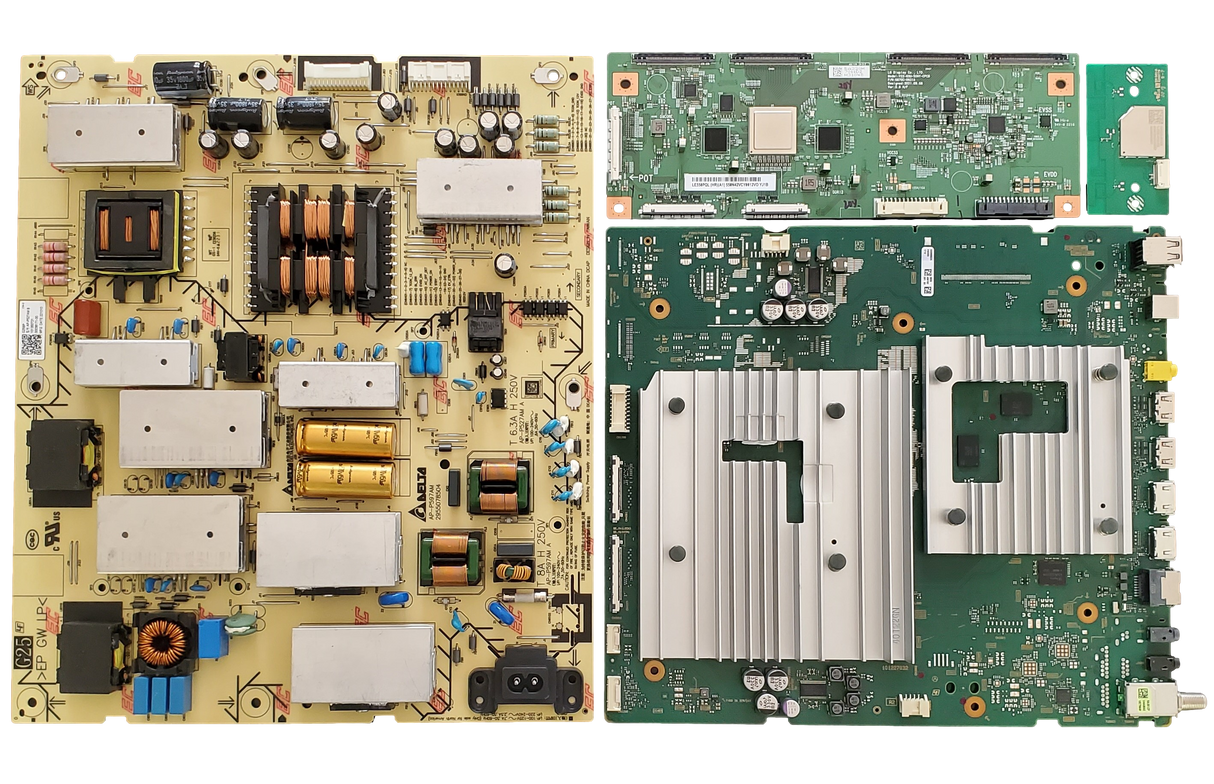XR-55A75L Sony TV Repair Parts Kit, A-5056-949-A Main Board, 1-013-507-21 Power Supply, 6871L-7011A T-Con, 1-005-419-13 Wifi, XR-55A75L