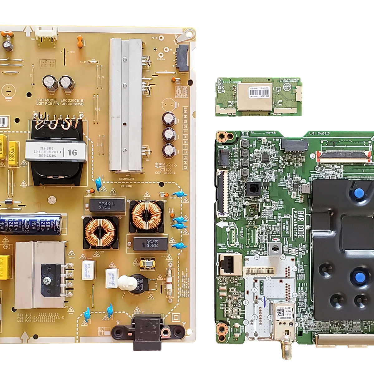 70UQ7070ZUD LG TV Repair Parts Kit, EBT67703001 Main Board