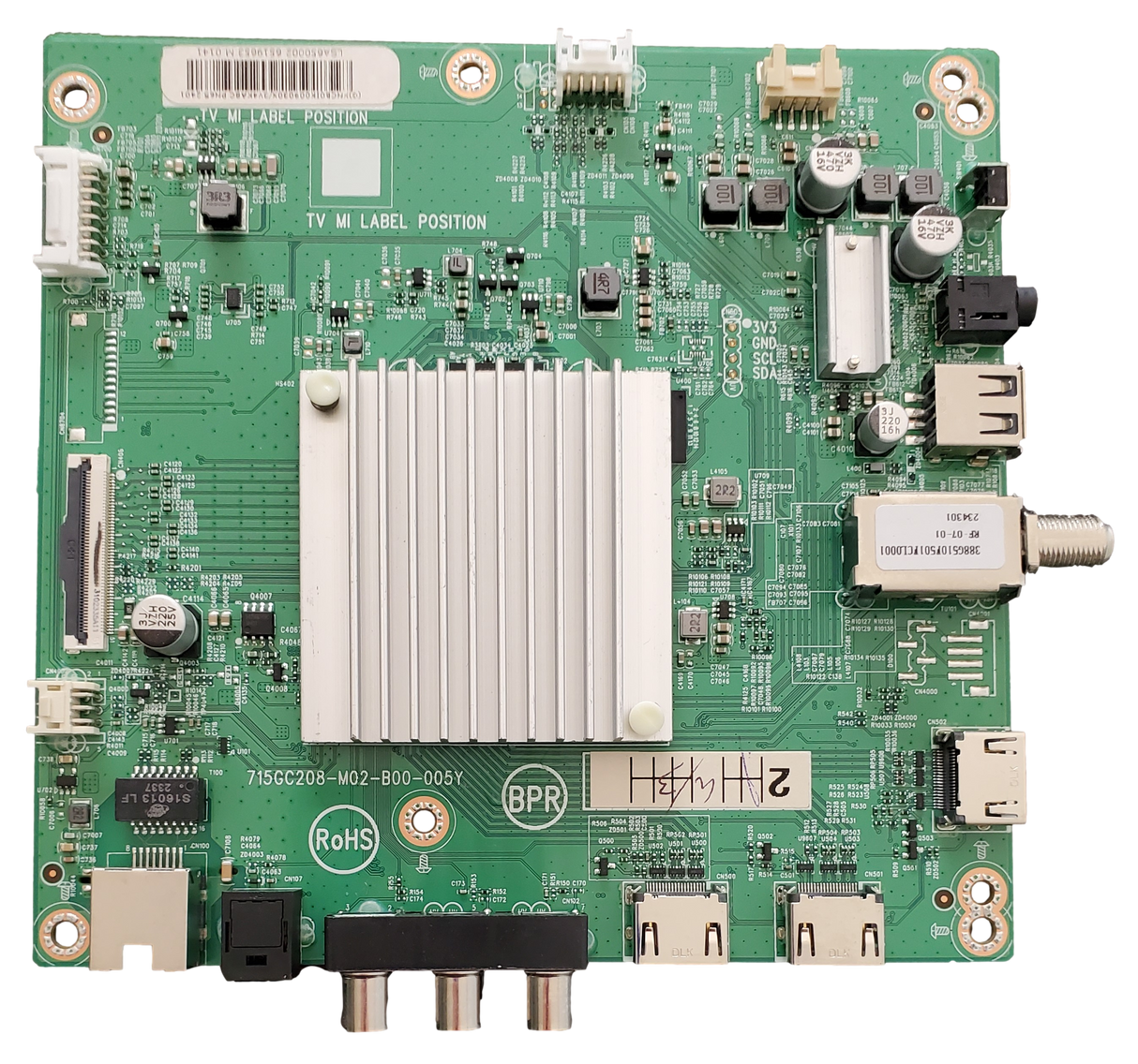 756TXNCB01K009 Pioneer Main Board, 715GC208-M02-B00-005Y, PN65-751-24U